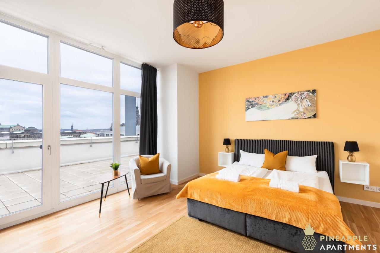 Pineapple Apartments Penthouse Am Zwinger - 162 Qm - 1X Free Parking Дрезден Экстерьер фото